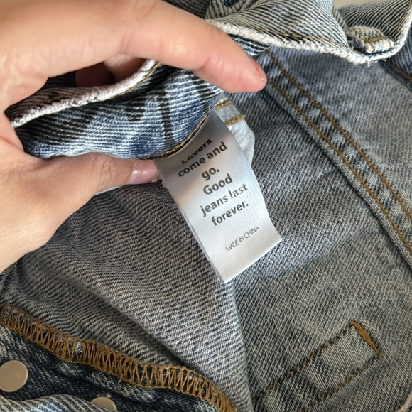 Pacsun high rise straight butterfly jeans size 26 - Picture 4 of 7